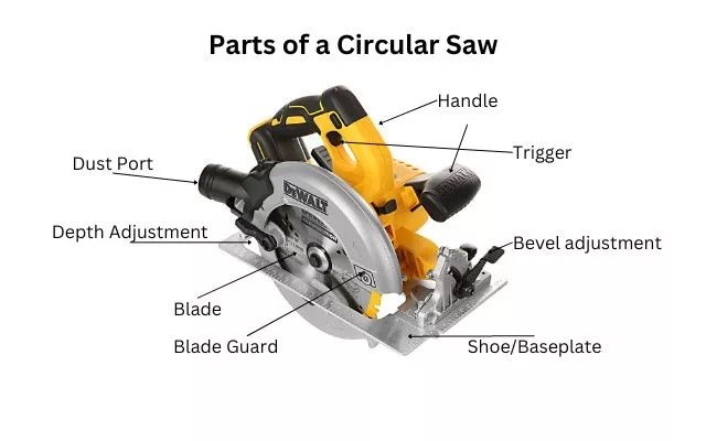 parts of a circular saw