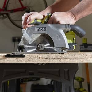 typical cordless circular saw