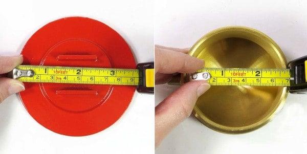 Measuring FDC cap and plug