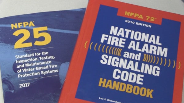 NFPA codes and standards