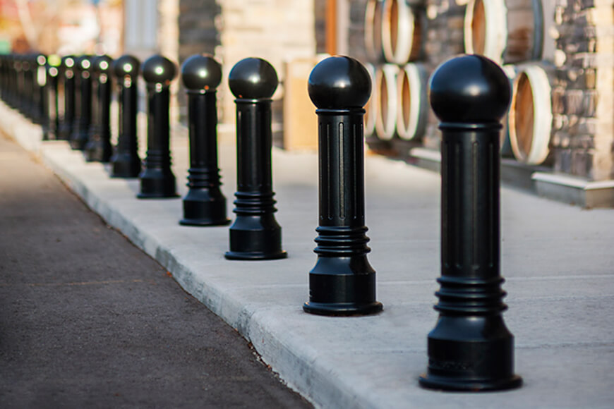 decorative metal bollard covers