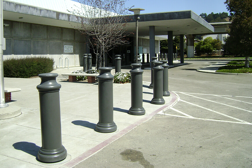 ornamental plastic security post covers