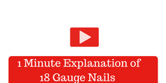 video on 18 gauge nails