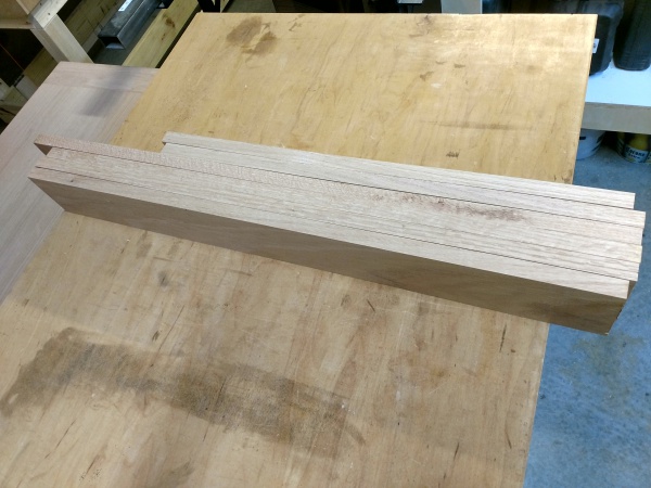 Rough cut 3/4" boards