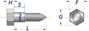 Lag Bolt dimensions