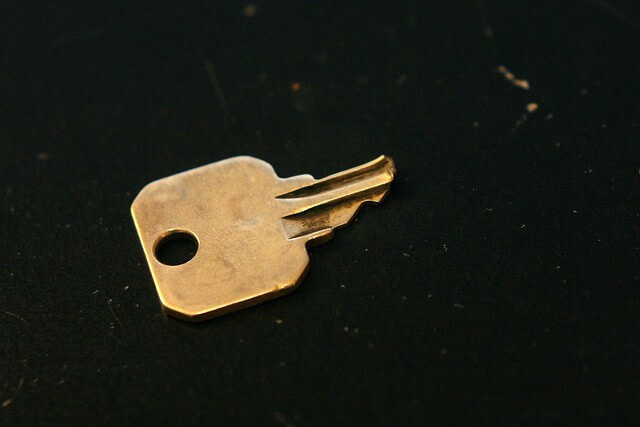 broken key