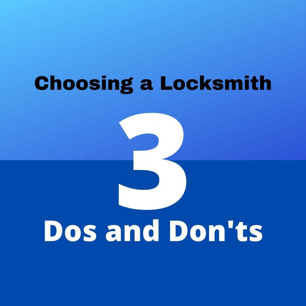 choosing a locksmith