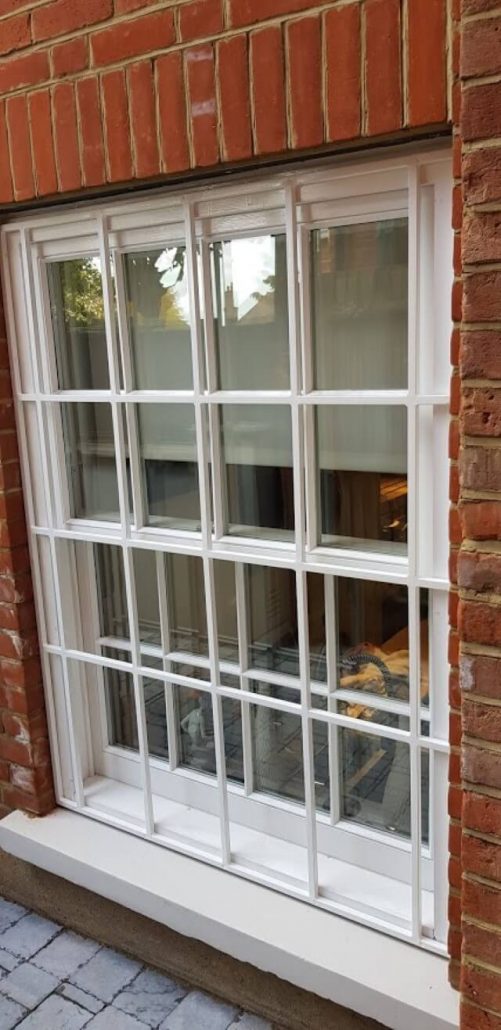 fixed security bars on window