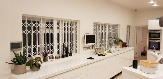 retractable security grilles