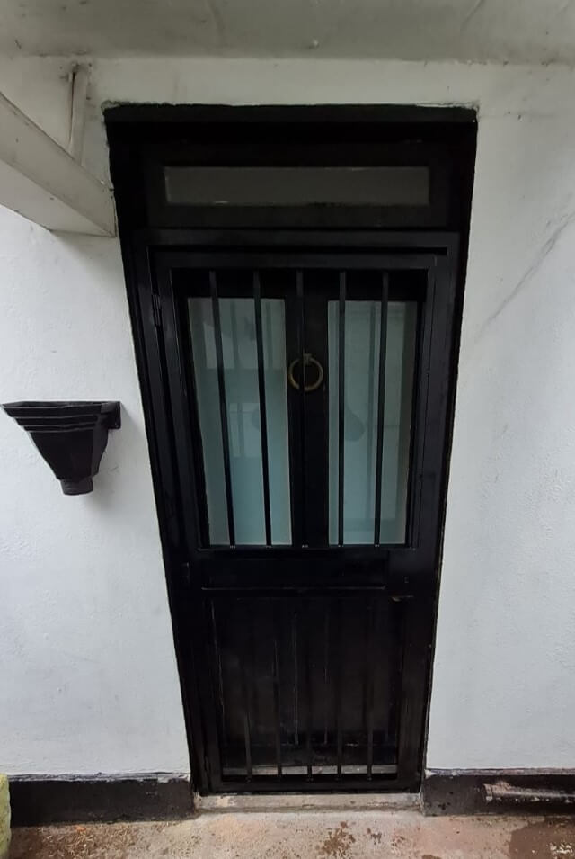 basement door security grilles