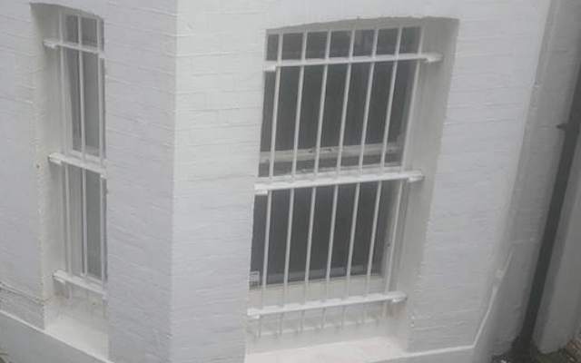 basement window bars installed in Finchley (North London)