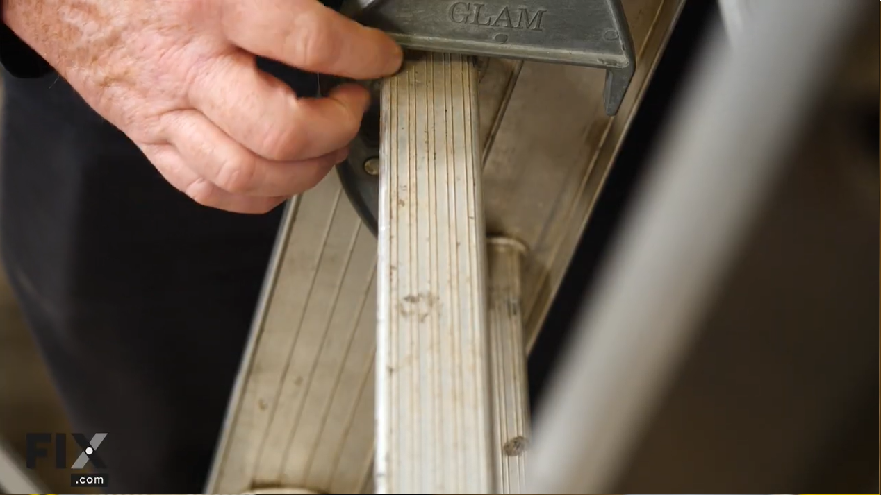 Checking the Safety Latches on a Ladder