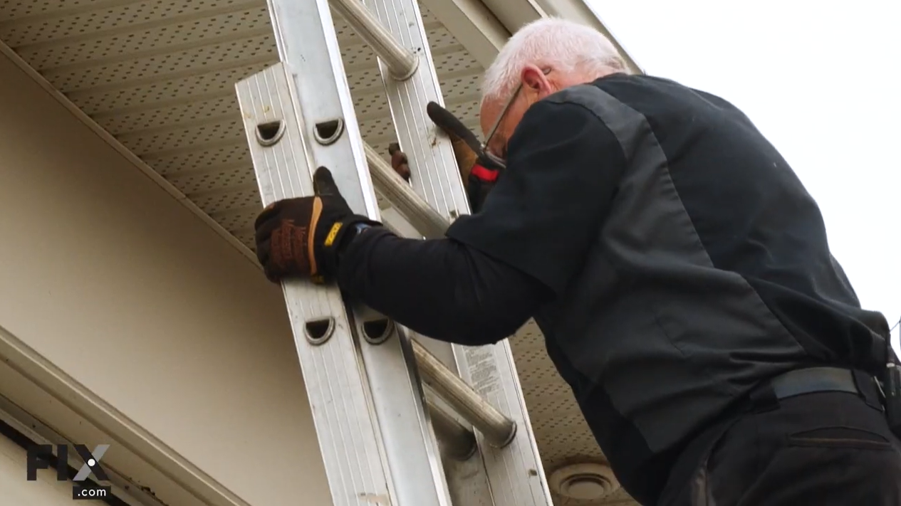 Climbing a Ladder with Two Hands