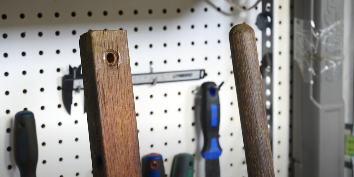 Wheelbarrow Restoration: Seal the Wooden Handles