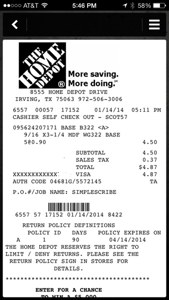 Home Depot Pro App