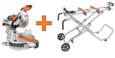 RIDGID Miter Saw and Stand