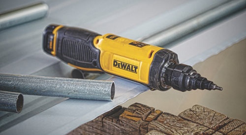 DEWALT 8V Gyro Drive with conduit Reamer