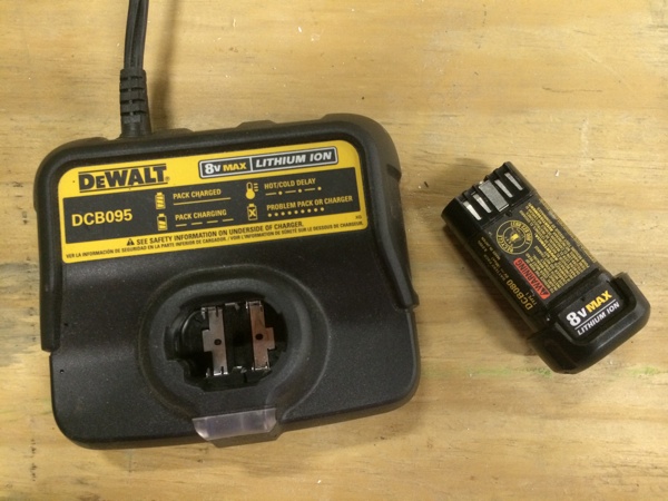 DEWALT 8V Max Battery and Charger