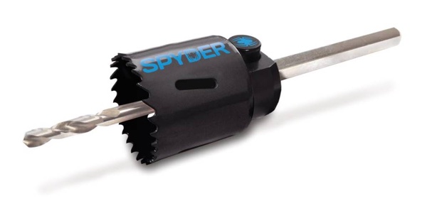 Spyder Hole Saw with Rapid Core Ejection. 