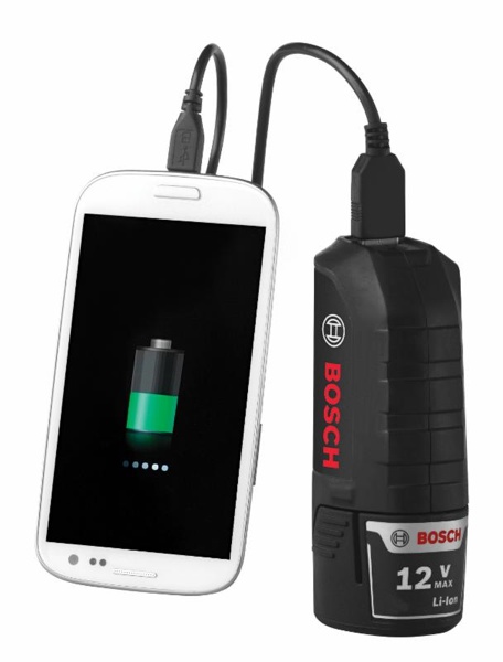 Bosch 12V Battery and Adapter with USB